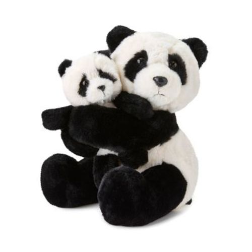 Fao Schwarz 10" Mommy And Me Panda Plush