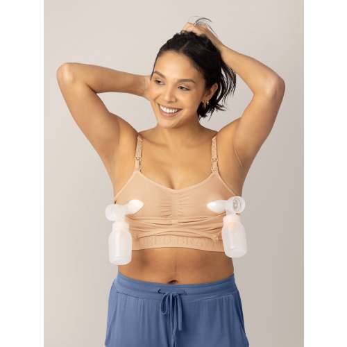 Sublime® Hands-Free Pumping & Nursing Bra | Grey – Kindred Bravely