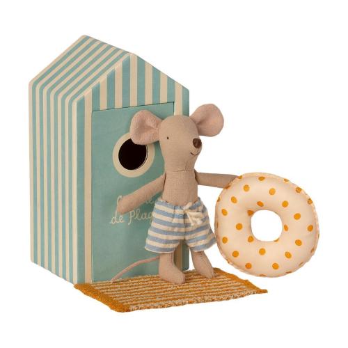 Beach Mice Little Brother In Cabin De Plage | Maileg Toys Spring 2021 Collection| Bohemian Mama