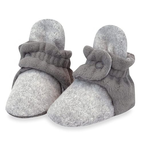 Zutano Unisex Fleece Baby Booties, Two Snap Closure, Newborn to 24 Months