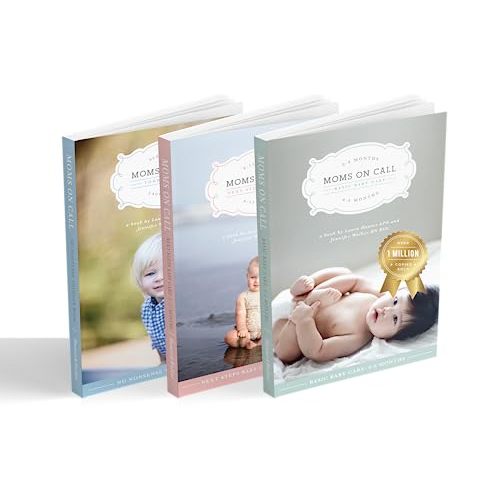 Moms on Call 3 Book Bundle | Basic Baby Care, Next Steps Baby Care, & Toddler Book 0 Months-4 Years | Parenting Set