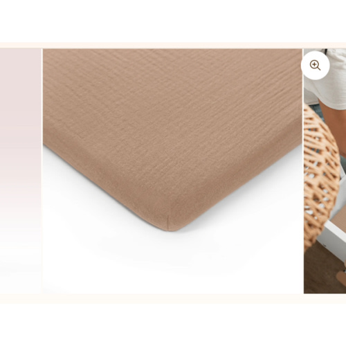 Muslin Fitted Bassinet Crib Sheet by Comfy Cubs