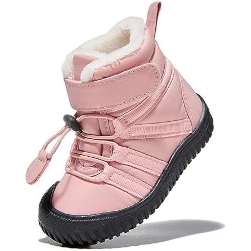Newsonet Toddler Winter Snow Boots Boys Girls Cold Weather Baby Faux Fur Shoes (Infant/Toddler/)