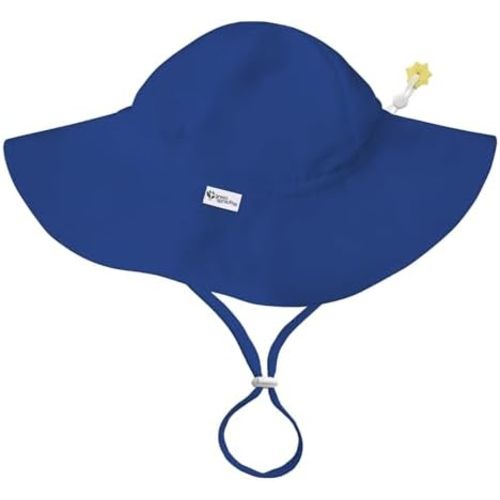 Green Sprouts Baby/Toddler Eco Sun Brim Hat-Royal-0-6mo