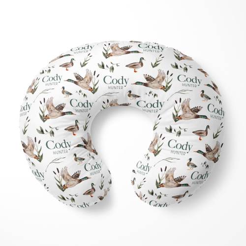 Mallard Duck Nursing Pillow Cover, Hunting Nursing Pillow Cover, Duck Nursing Cover, Baby Pillow Cover, Nursing Cover for Mom, B33