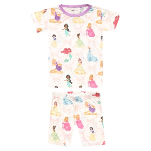 Disney Princess Fitted Two-Piece Short Pajamas
