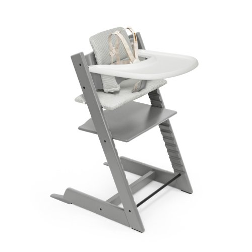 Stokke Tripp Trapp Wood High Chair with Tray: Classic Scandinavian Design