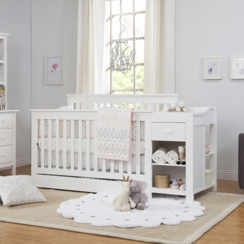 daVinci Piedmont 4-in-1 Convertible Crib and Changer with Storage & Reviews | Wayfair