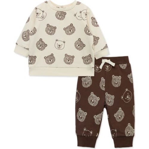 Bears Crewneck Sweatshirt & Joggers Set, 9M