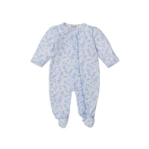 Girls' Floral Print Zip Front Footie - Baby