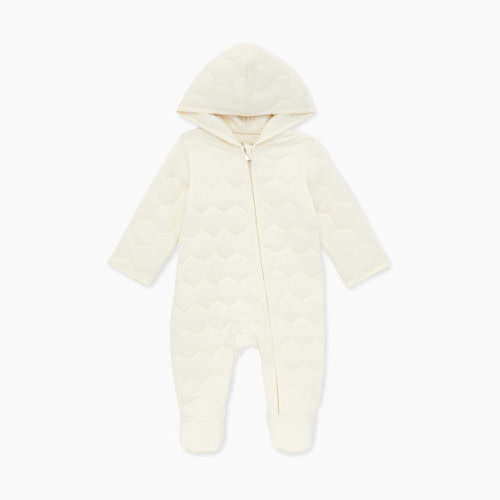 Burt's Bees Baby Honeycomb Quilted Bunting - Eggshell, 6-9 Months