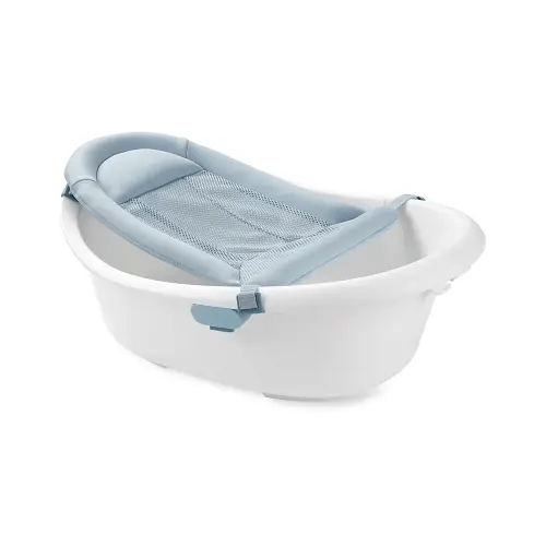 Skip Hop Baby Bath Tub 4-in-1 Grow with Baby Infant to Toddler , White