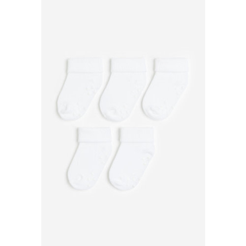 5-pack Non-slip Socks: 000, Dark Grey/Grey Melange