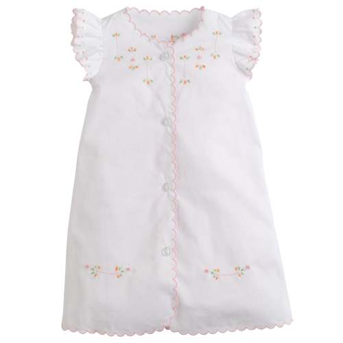 Tea Gown - Orange & Pink
