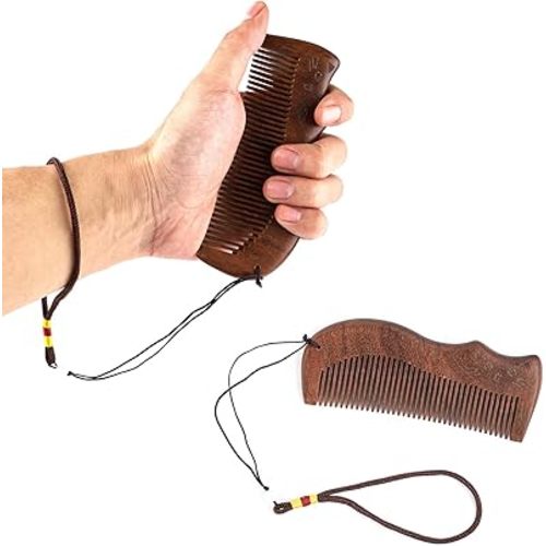 Birth Comb for Labor Pain, Wooden Birthing Comb with Tassel, Childbirth Hair Comb with Plastic Storage Case Pregnancy Comb Delivery Essentials for First Time Moms Pregnancy Gift