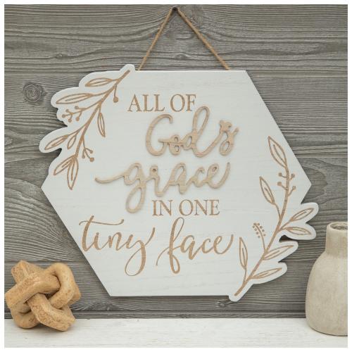 God's Grace Wood Wall Decor