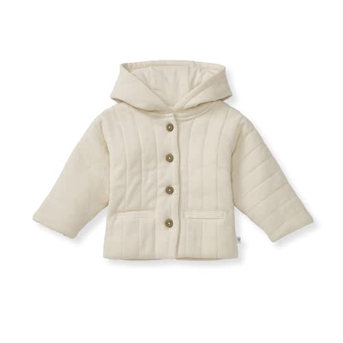 Burt's Bees Baby Unisex Baby Organic Cotton Hooded Quilted Jacket