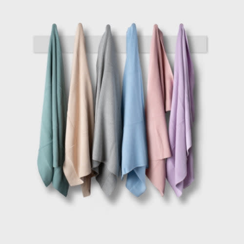 Organic Baby Wash Cloths Muslin - Dusty Dunes 5 Pack – Zoesage