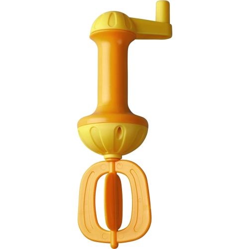 HABA Toddler Bath Toys: Bubble Bath Whisk for Sensory Play, Bubble Maker for Bathtub and Fun Beach and Water Toys for Toddlers, Yellow