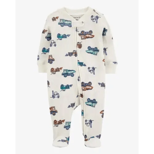 Baby Car 2-Way Zip Thermal Sleep & Play Pajamas - Carter's | Carter's