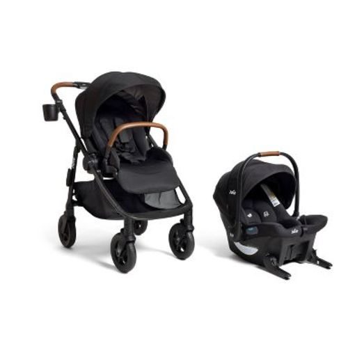 Joie Poppy Whirl and Mint Latch Travel System - Shale: Stroller and Car Seat, Maximum Stroller Weight 50 lbs, Product Weight 25.4 lbs