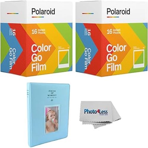 Polaroid GO Color Instant Film - Double Pack X2, Photo Album for Polaroid GO Film