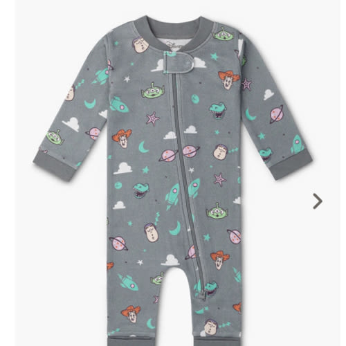 Toy Story One-Piece Baby Pajamas