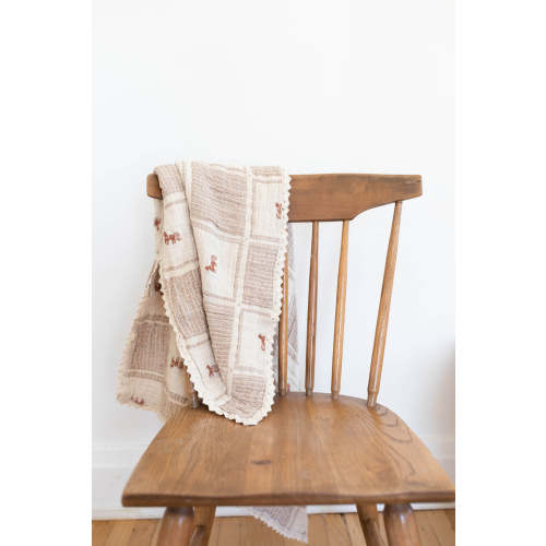 patchwork blanket - pony