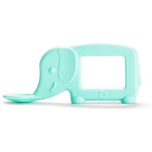Munchkin® The Baby Toon™ Silicone Teether Spoon, Elephant, Mint (As Seen On Shark Tank)