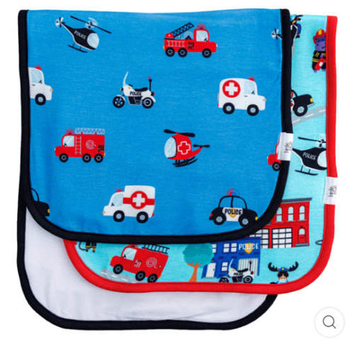 First Responders Burp Cloths – Birdie Bean