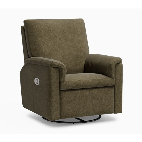 Dream Manual Recliner Performance Plush Chenille Moss