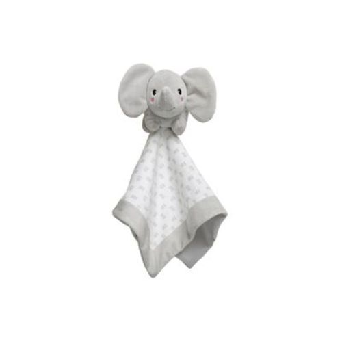 Pearhead Elephant Lovey Blanket - Gray/White