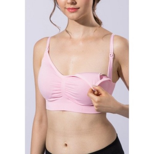 Modern Eternity Jade - Seamless Maternity And Nursing Bra Pink Medium