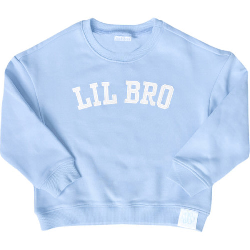 Lil Bro Sweatshirt, Blue - Bits & Bows | Maisonette
