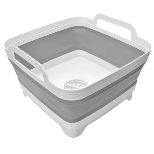MontNorth Collapsible Wash Basin with Drain Plug