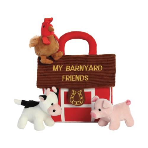 Bass Pro Shops My Barnyard Friends Baby Talk Interactive Plush Play Set for Babies