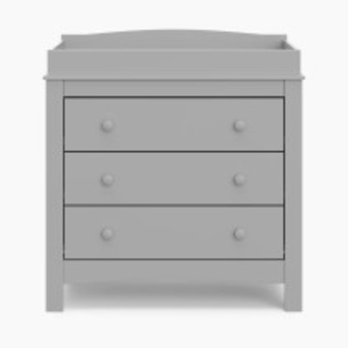 Graco Noah 3 Drawer Chest with Changing Topper - Pebble Gray