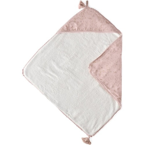 Pehr Follow Me Elephant Organic Cotton Hooded Towel, Secret Garden
