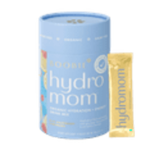 Boobie Hydromom Breastfeeding Supplement for Pregnancy and Lactation Drink Blue Raspberry Lemonade, 10 Count