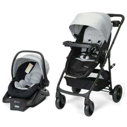 Safety 1st Grow and Go Sprint Modular Travel System Stroller with Rear-Facing Infant Car Seat, Whisper Grey, Toddler, Unisex