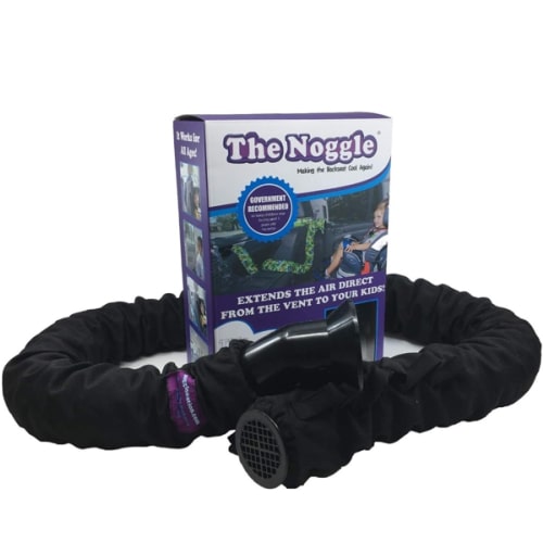 NOGGLE, 6ft - Kids Air Conditioning Vent Hose for Vehicles - Black
