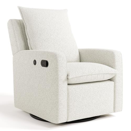 Timeless Nursery Recliner Swivel Glider with USB