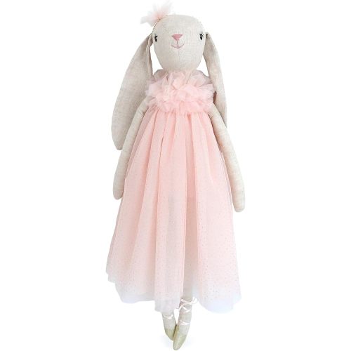 MON AMI Gloria The Bunny Ballerina Stuffed Animal Doll – 26”, Rabbit Plush Ballerina Doll, Use as Toy or Room Decor, Great Easter for Kids of All Ages