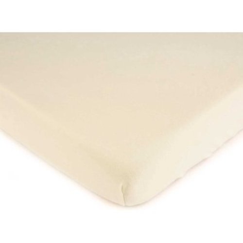 SheetWorld Fitted Baby Bassinet Sheet fits ANGELBLISS Baby Bassinet Bedside Sleeper 19 x 34, 100% Cotton Jersey, Hypoallergenic, Organic Ivory