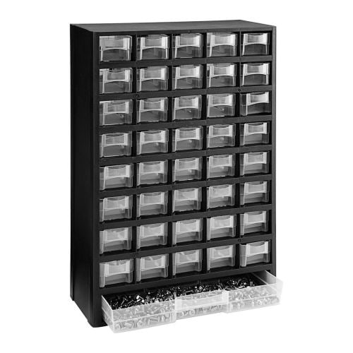 40 Bin Organizer with Full Length Drawer