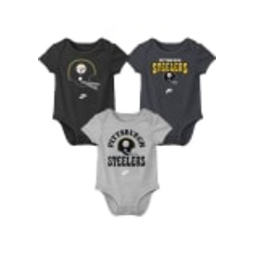 Pittsburgh Steelers Nike Baby BLACK Nike Retro Logo Romper Set