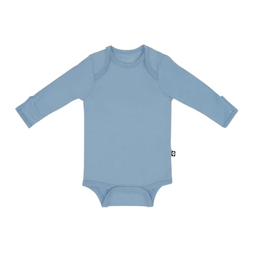 KYTE BABY Soft Bamboo from Rayon Long Sleeve Unisex Bodysuit, 0-24 Months