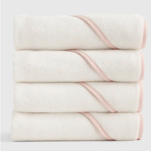 Organic Turkish Cotton Baby Hooded Towel Set 4-Pack