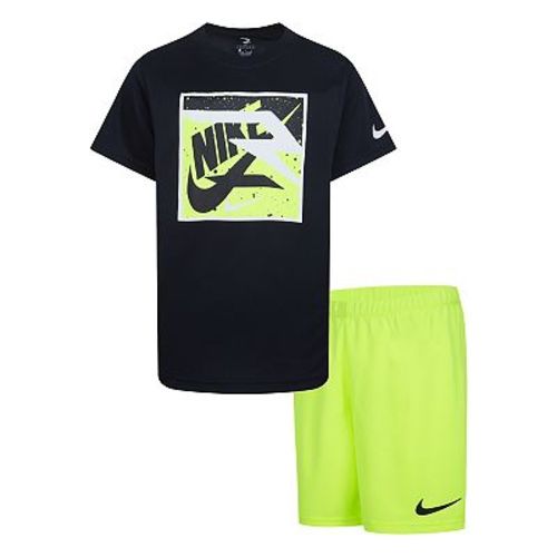 Boys 8-20 Nike 3BRAND by Russell Wilson Futura T-shirt & Athletic Shorts Dri-FIT 2-piece Set