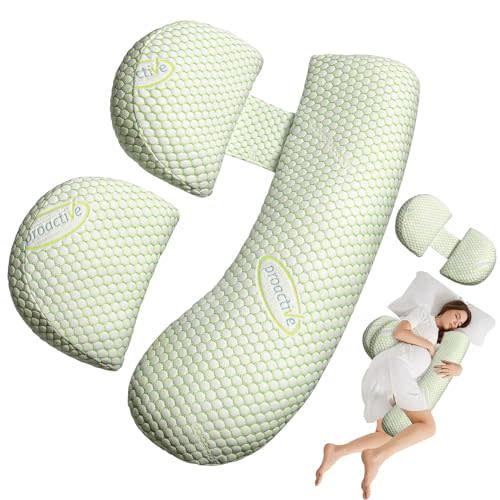 Oskeray Pregnancy Pillow, Maternity Pillow for Pregnant Women, Soft Maternity Pillow with Detachable & Adjustable Pillow Cover, HIPS Legs